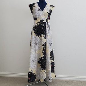 Vintage 1960's Malihini Hawaii Size 8 Maxi Dress